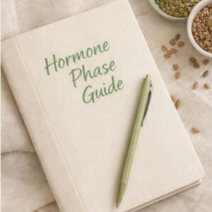 Instruction guide and hormone balance plan